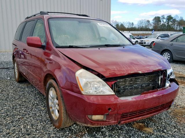 KNDMB233166053048 - 2006 KIA SEDONA EX RED photo 1