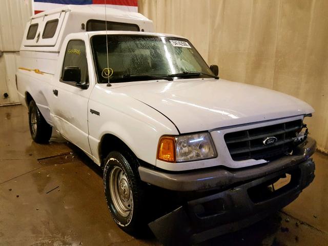 1FTYR10E11PA44561 - 2001 FORD RANGER WHITE photo 1