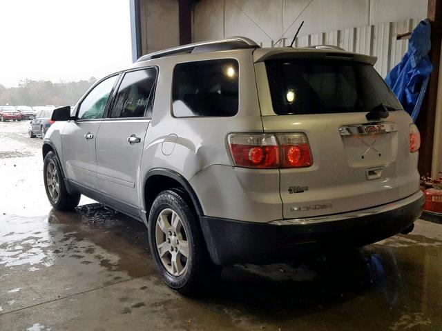 1GKER13D99J210284 - 2009 GMC ACADIA SLE SILVER photo 3