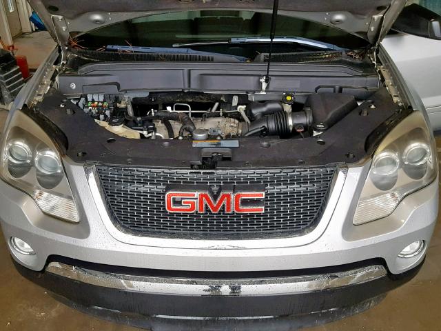 1GKER13D99J210284 - 2009 GMC ACADIA SLE SILVER photo 7