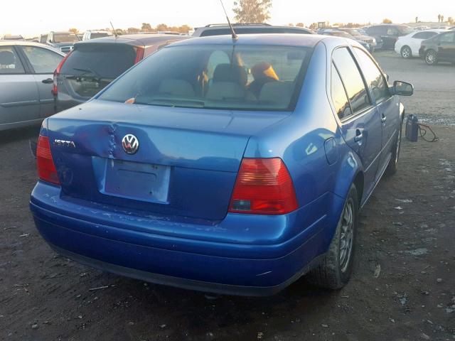 3VWRK69M81M115239 - 2001 VOLKSWAGEN JETTA GL BLUE photo 4