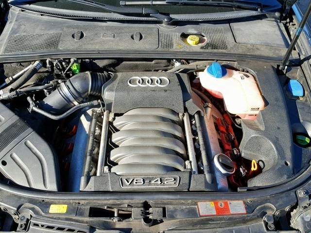 WUARL48H45K901225 - 2005 AUDI S4 QUATTRO GRAY photo 7