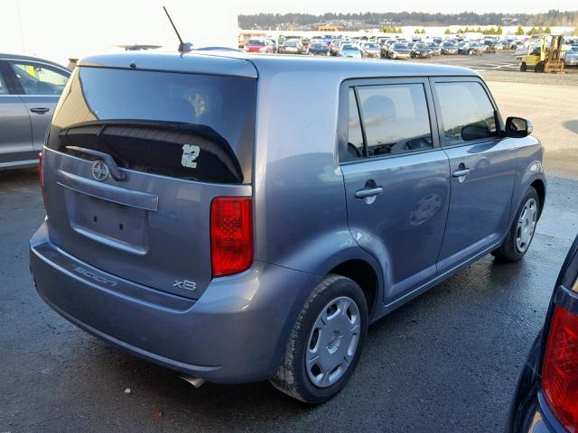 JTLKE50E091063548 - 2009 TOYOTA SCION XB Сұр фото 4
