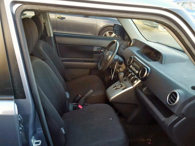 JTLKE50E091063548 - 2009 TOYOTA SCION XB Сұр фото 5