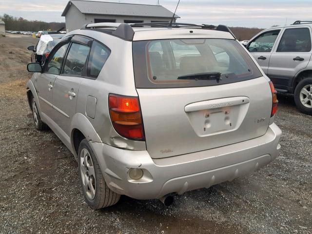 5Y2SL62843Z467654 - 2003 PONTIAC VIBE SILVER photo 3