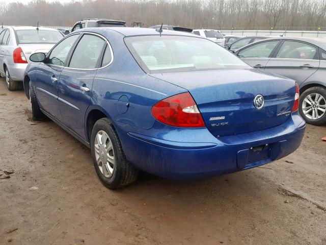 2G4WC582561199902 - 2006 BUICK LACROSSE C BLUE photo 3