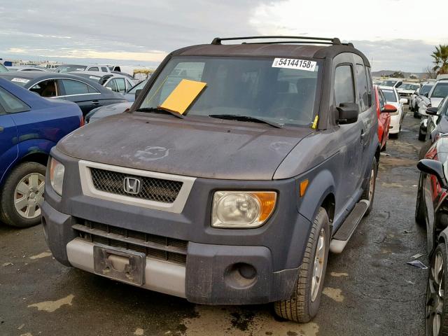 5J6YH28635L032862 - 2005 HONDA ELEMENT EX GRAY photo 2