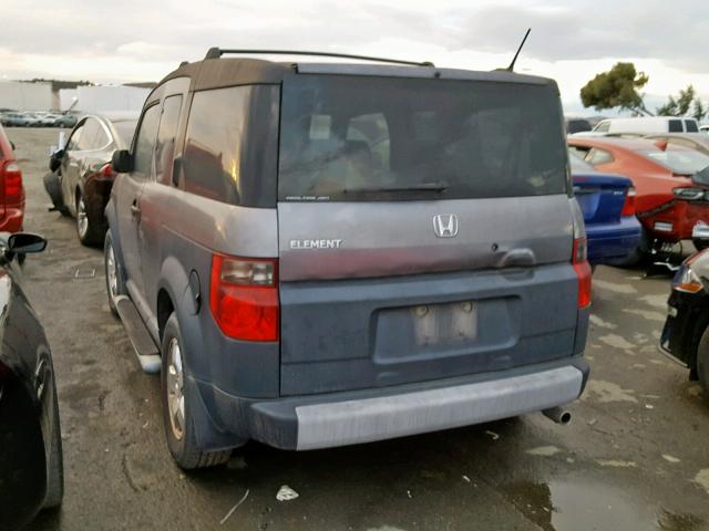 5J6YH28635L032862 - 2005 HONDA ELEMENT EX GRAY photo 3