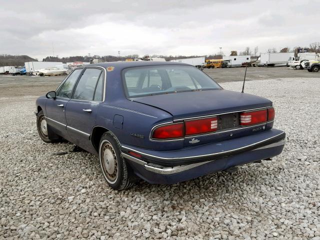 1G4HP52L3SH421911 - 1995 BUICK LESABRE CU BLUE photo 3