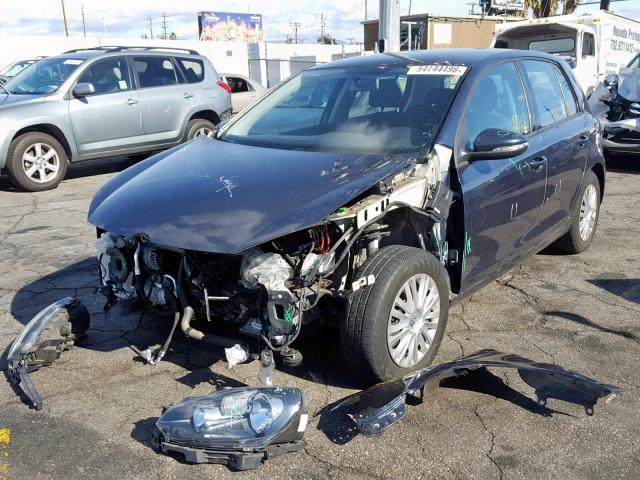 WVWDB7AJ3CW220083 - 2012 VOLKSWAGEN GOLF 蓝色 照片 2