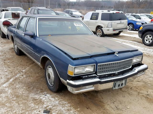 1G1BN51E3KR148488 - 1989 CHEVROLET CAPRICE CL BLUE photo 1