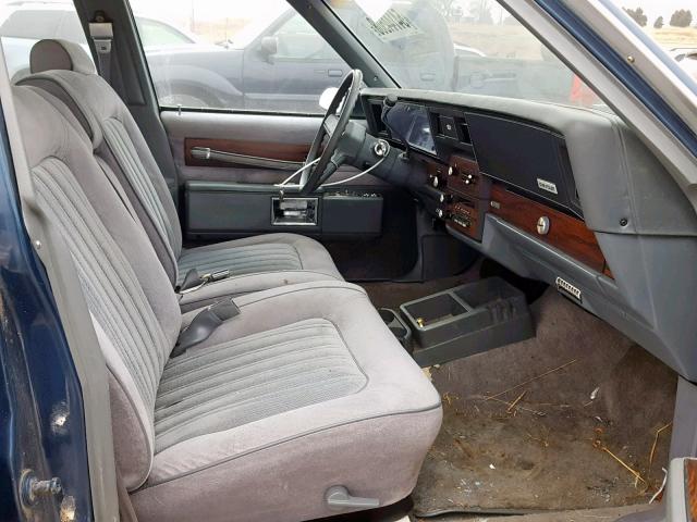 1G1BN51E3KR148488 - 1989 CHEVROLET CAPRICE CL BLUE photo 5