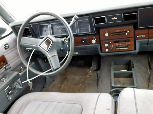 1G1BN51E3KR148488 - 1989 CHEVROLET CAPRICE CL BLUE photo 9