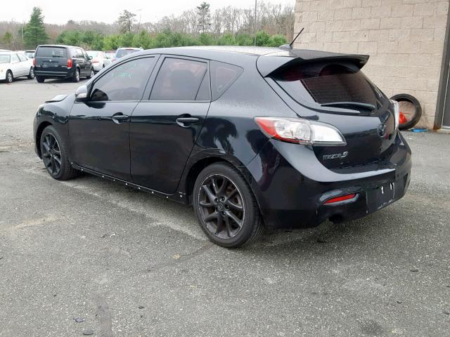 JM1BL1M57C1529388 - 2012 MAZDA 3 S BLACK photo 3