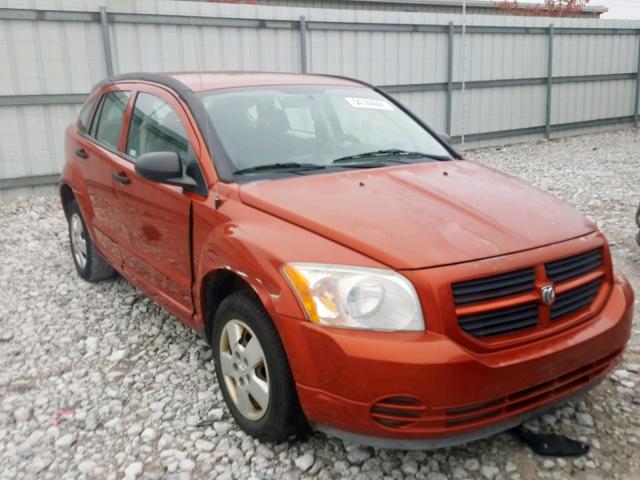 1B3HB28BX7D177769 - 2007 DODGE CALIBER ORANGE photo 1