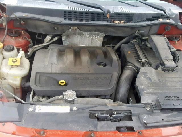 1B3HB28BX7D177769 - 2007 DODGE CALIBER ORANGE photo 7