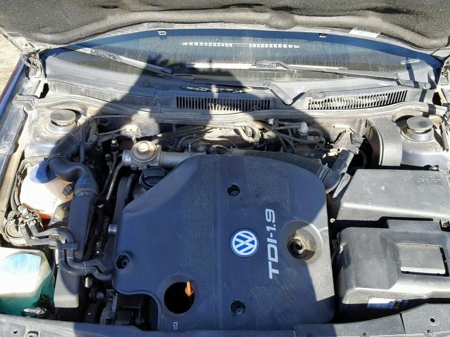 3VWSP69M73M170948 - 2003 VOLKSWAGEN JETTA GLS BLUE photo 7