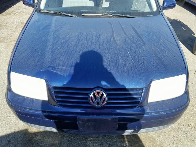 3VWSP69M73M170948 - 2003 VOLKSWAGEN JETTA GLS BLUE photo 9