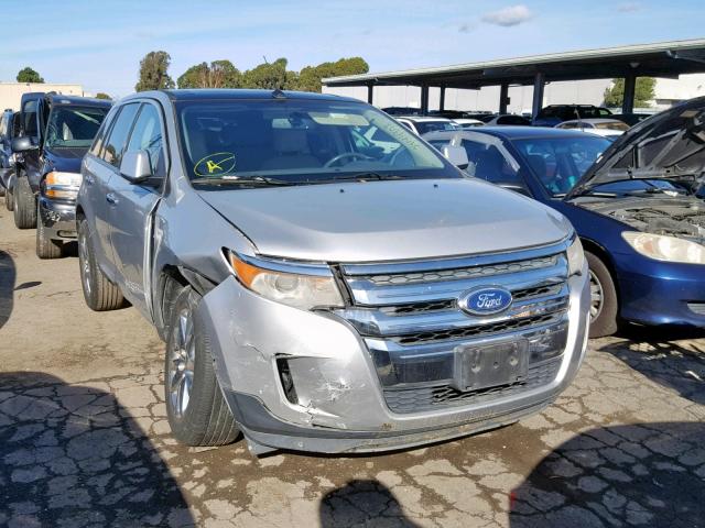 2FMDK3JC2BBA81148 - 2011 FORD EDGE SEL SILVER photo 1