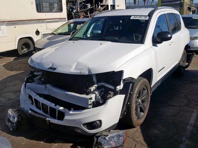 1C4NJDBB0GD626921 - 2016 JEEP COMPASS SP أبيض صورة 2