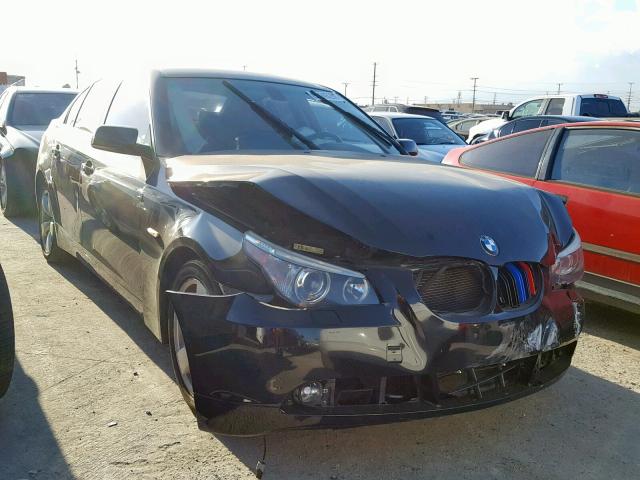 WBANE53526CK83744 - 2006 BMW 525 I BLACK photo 1