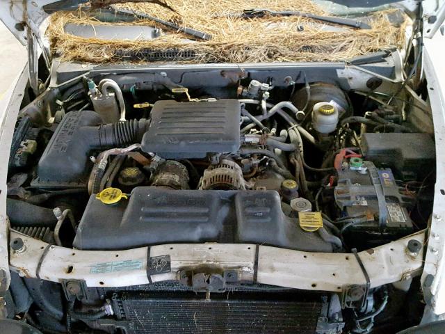 1B7GG22N4YS659133 - 2000 DODGE DAKOTA WHITE photo 7