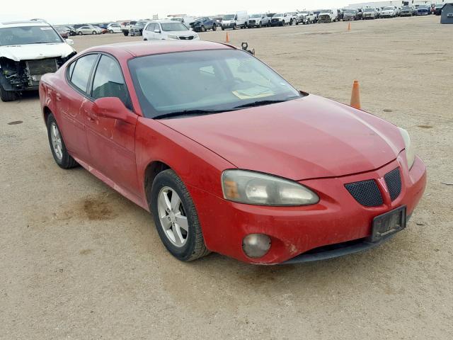2G2WP552181140785 - 2008 PONTIAC GRAND PRIX წითელი ფოტო 1