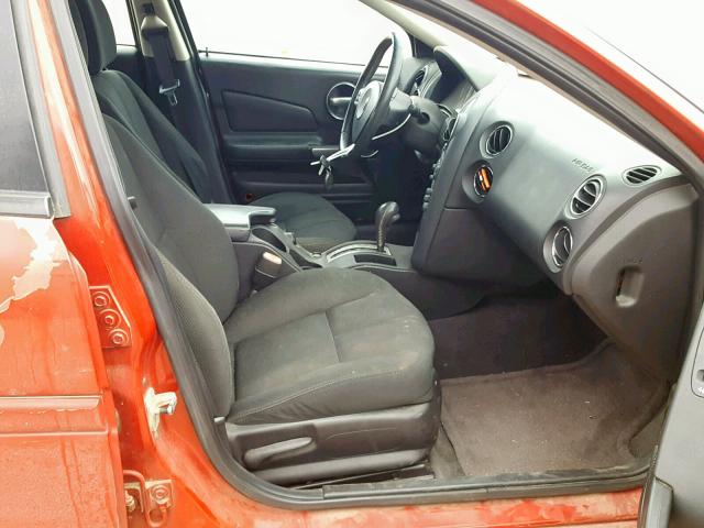 2G2WP552181140785 - 2008 PONTIAC GRAND PRIX წითელი ფოტო 5
