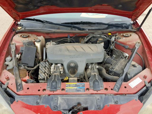 2G2WP552181140785 - 2008 PONTIAC GRAND PRIX წითელი ფოტო 7