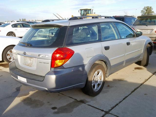 4S4BP61C877331826 - 2007 SUBARU LEGACY OUT GRAY photo 4