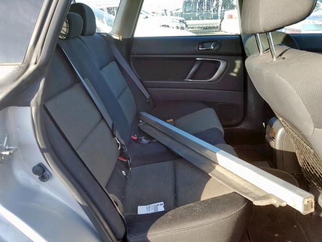 4S4BP61C877331826 - 2007 SUBARU LEGACY OUT GRAY photo 6