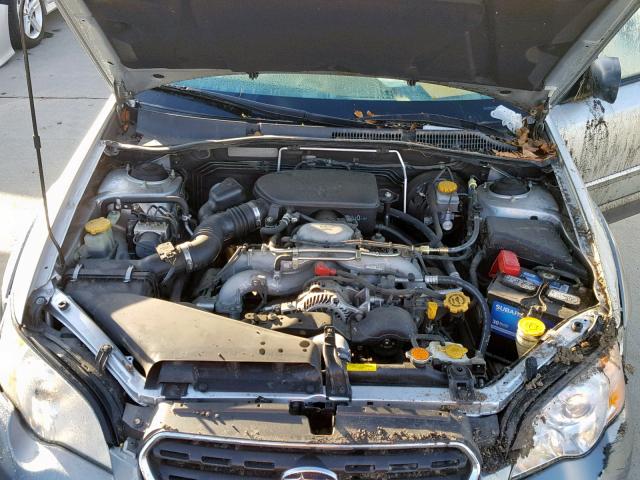 4S4BP61C877331826 - 2007 SUBARU LEGACY OUT GRAY photo 7