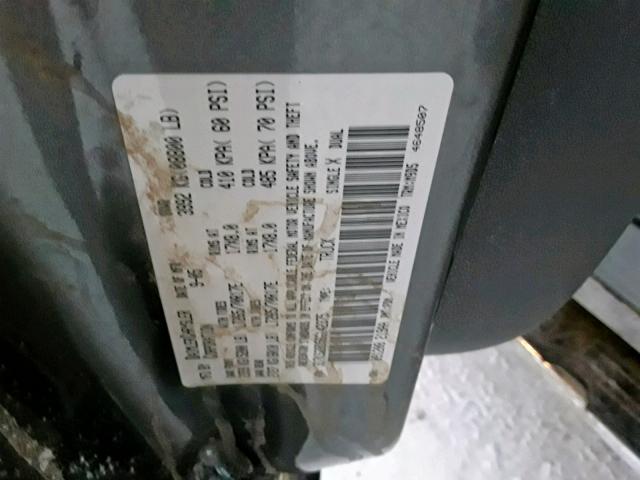 3D7KS28D56G142375 - 2006 DODGE RAM 2500 S ნაცრისფერი ფოტო 10