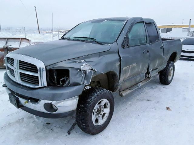 3D7KS28D56G142375 - 2006 DODGE RAM 2500 S ნაცრისფერი ფოტო 2