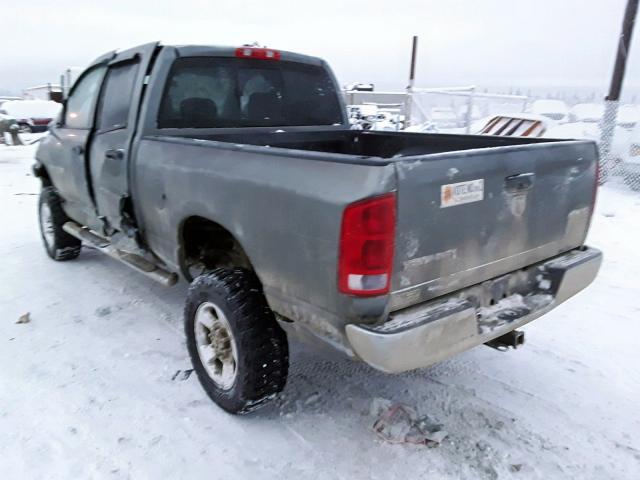 3D7KS28D56G142375 - 2006 DODGE RAM 2500 S ნაცრისფერი ფოტო 3