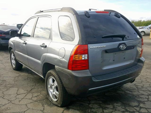 KNDJF724457051379 - 2005 KIA NEW SPORTA CHARCOAL photo 3