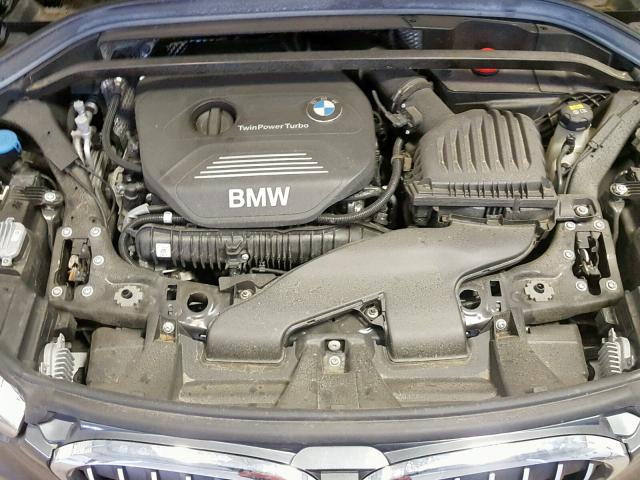 WBXHT3C30H5F69260 - 2017 BMW X1 XDRIVE2 GRAY photo 7