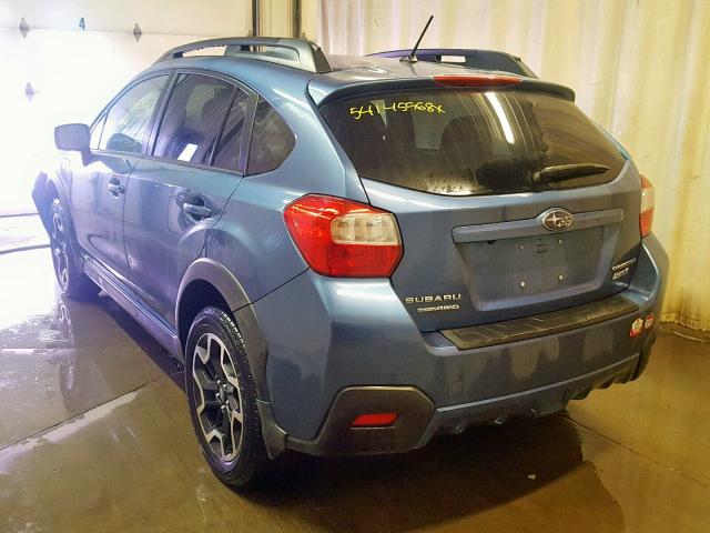 JF2GPABC2H8266349 - 2017 SUBARU CROSSTREK ლურჯი ფოტო 3