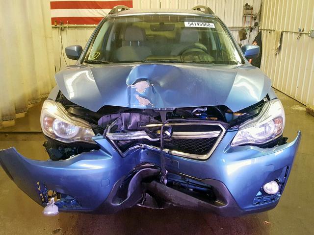 JF2GPABC2H8266349 - 2017 SUBARU CROSSTREK ლურჯი ფოტო 9