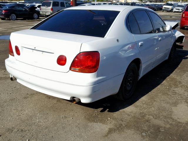 JT8BD69S330191422 - 2003 LEXUS GS 300 WHITE photo 4