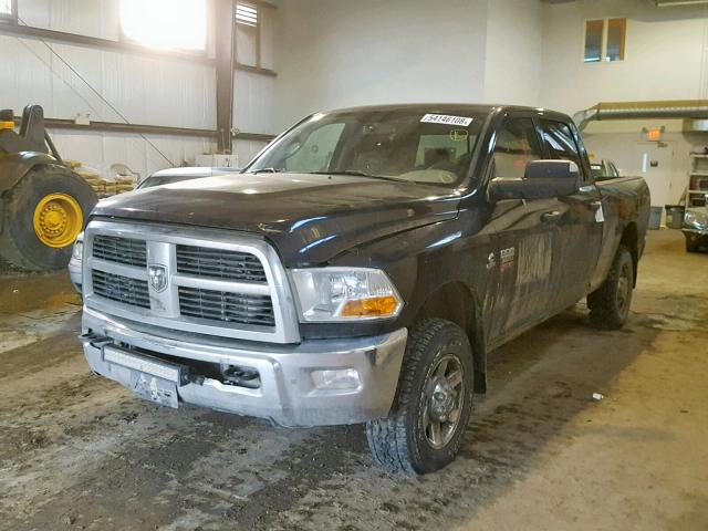 3D73Y3CL6AG113838 - 2010 DODGE RAM 3500 BLACK photo 2