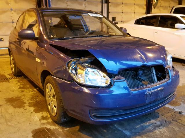 KMHCM3AC1AU163726 - 2010 HYUNDAI ACCENT BLU BLUE photo 1