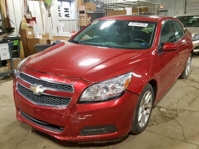 1G11D5SR0DF161980 - 2013 CHEVROLET MALIBU 1LT RED photo 2