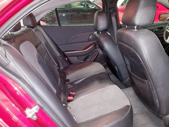 1G11D5SR0DF161980 - 2013 CHEVROLET MALIBU 1LT RED photo 6