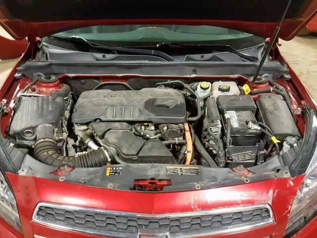 1G11D5SR0DF161980 - 2013 CHEVROLET MALIBU 1LT RED photo 7