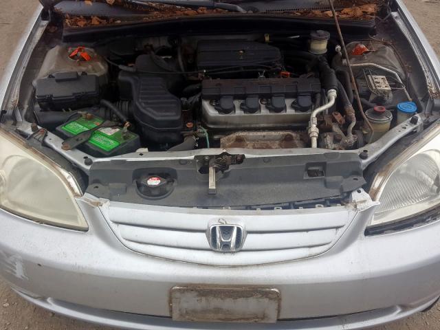 2HGES26762H569144 - 2002 HONDA CIVIC EX SILVER photo 7