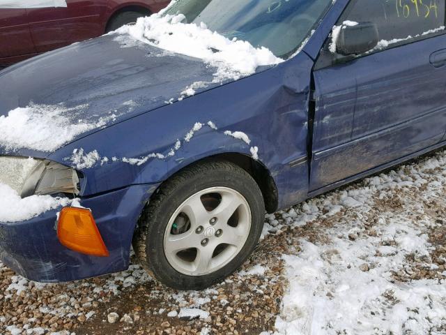 JM1BJ2232Y0197998 - 2000 MAZDA PROTEGE ES BLUE photo 9
