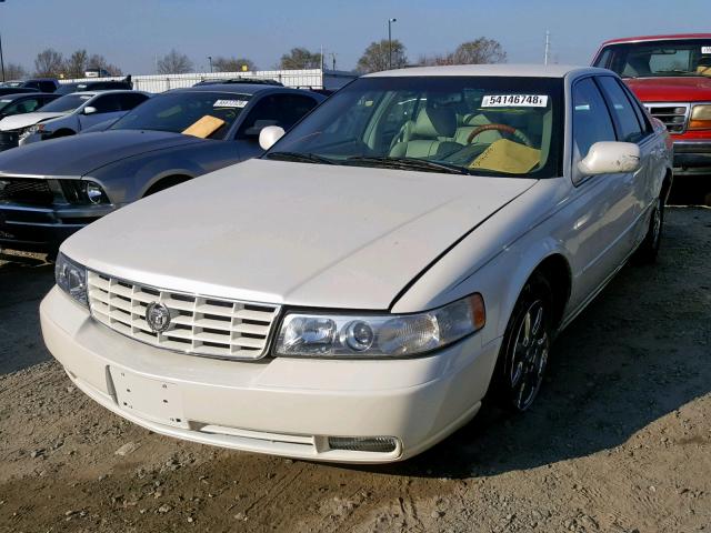 1G6KY5491YU150018 - 2000 CADILLAC SEVILLE ST WHITE photo 2