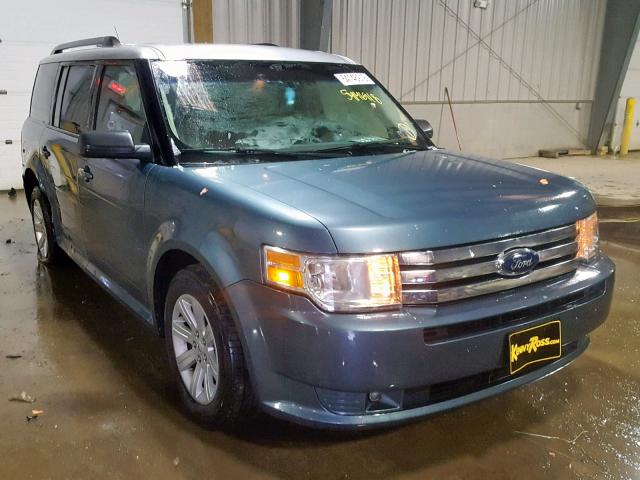 2FMGK5BC3ABA85425 - 2010 FORD FLEX SE BLUE photo 1