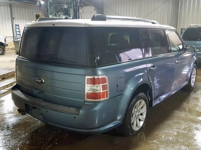 2FMGK5BC3ABA85425 - 2010 FORD FLEX SE BLUE photo 4